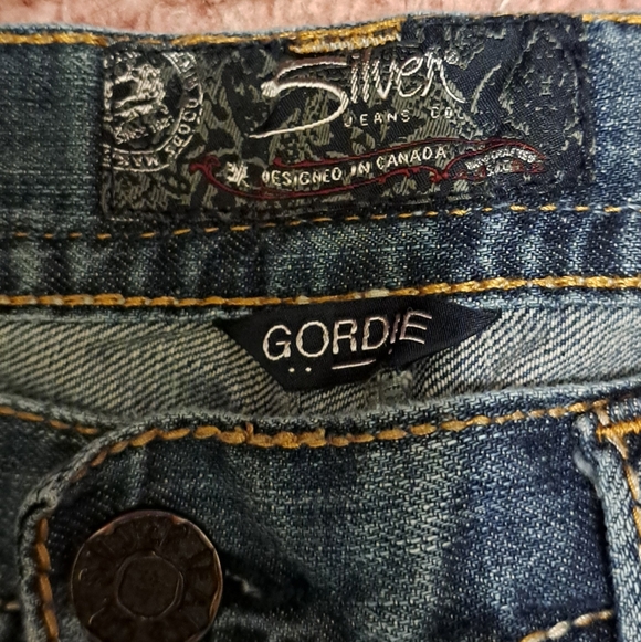 Silver Jeans Distressed Medium Blue Bootcut Jeans - Picture 2 of 11